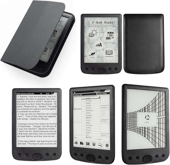Yoidesu 6 Inch E Reader Digital Reader Electronic Book Reader - Image 8