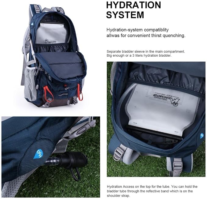 MOUNTAINTOP 25L/40L Hiking Backpack, Lightweight Travel Backpack - Image 7
