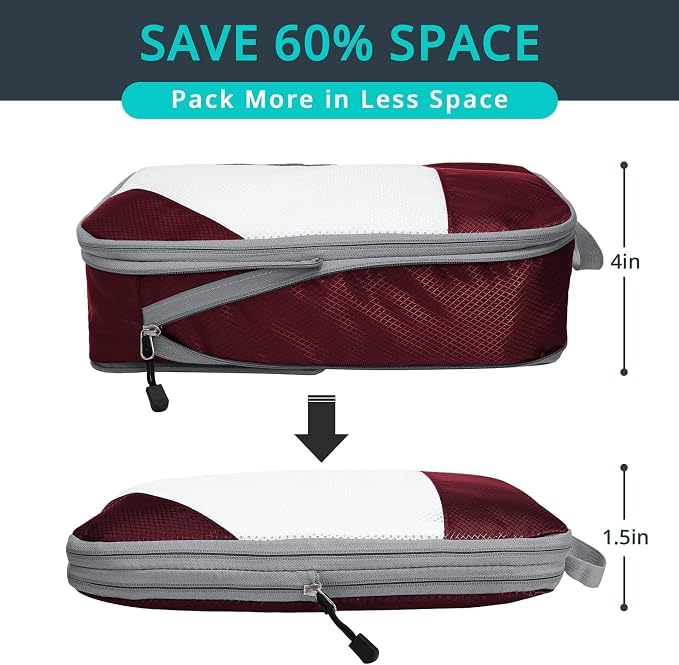 7 Set Compression Packing Cubes - Image 2