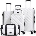 Luggage Sets 5 Piece, Suitcases by Eeeza