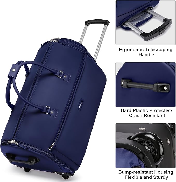 Modoker Rolling Garment Bags, Large Garment Duffle Bag - Image 5