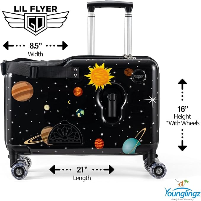 Younglingz LIL FLYER GO Version 2 Ride On Suitcase - Image 8