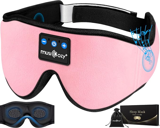 MUSICOZY 3D Bluetooth Sleep Mask by MUSICOZY