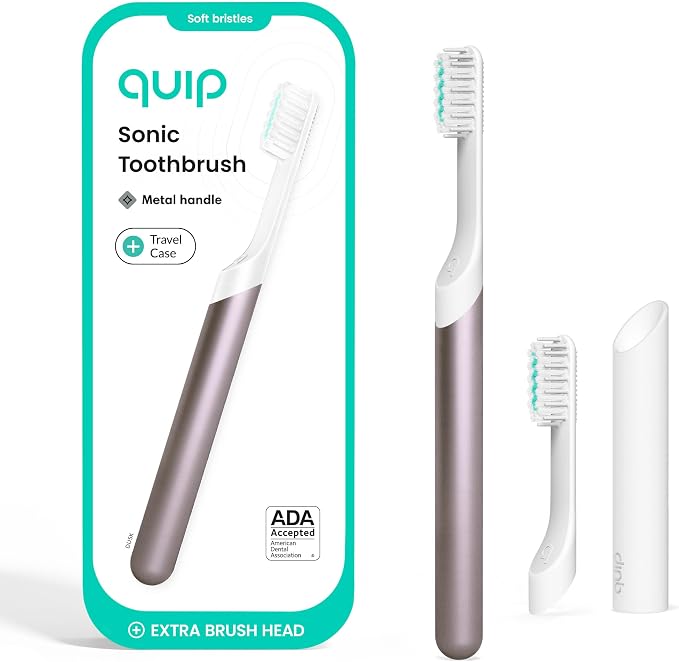 Quip Metal Sonic Toothbrush, Electric Toothbrush by quip