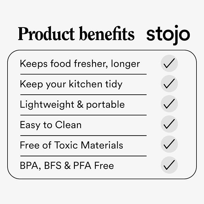 STOJO Collapsible Sandwich Box – 24oz, Reusable Food Storage Container - Image 7