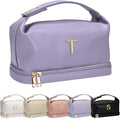 Birthday Gifts for Girls, Makeup Bags, Personalized Double Layer Cosmetic Bag by Vogewood