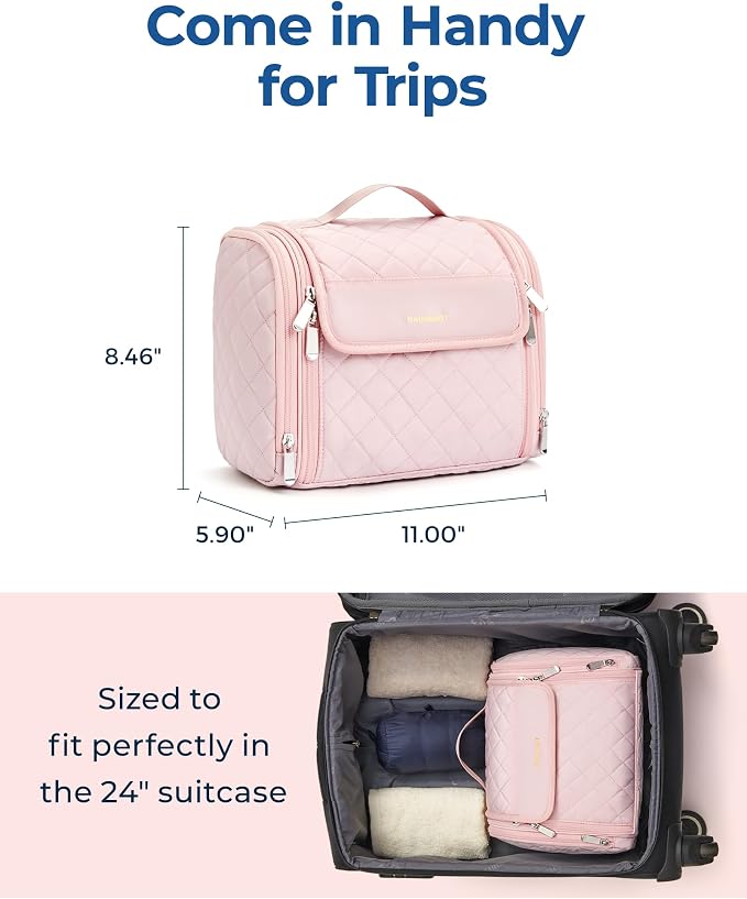 BAGSMART Makeup Bag for Women - Image 5
