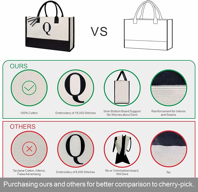 TOPDesign Embroidery Canvas Tote Bag - Image 2