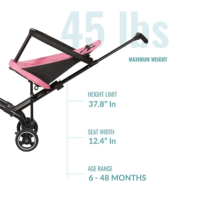 Dream On Me Lightweight and Compact Coast Rider Stroller - Image 3