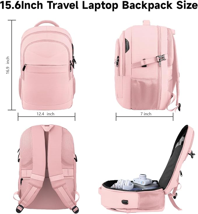Lapsouno Business Laptop Backpack, Travel Backpack, Carry on Backpack - Image 6