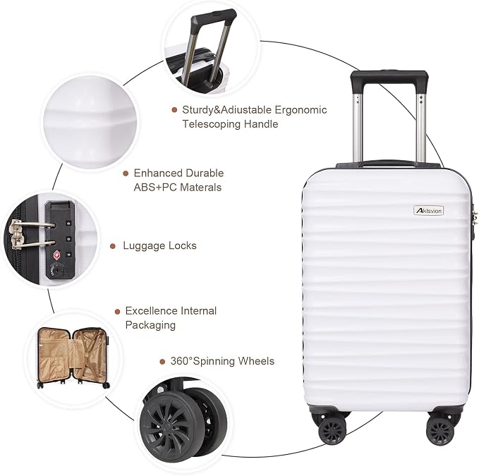 Carry on luggage 20 In suitcase - Image 2