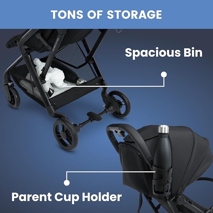 Delta Children Icon Ultra Compact Travel Stroller - Image 5