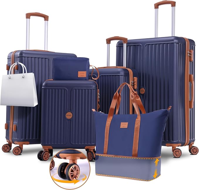 Hoteel 6 Piece Luggage Set by HOTEEL