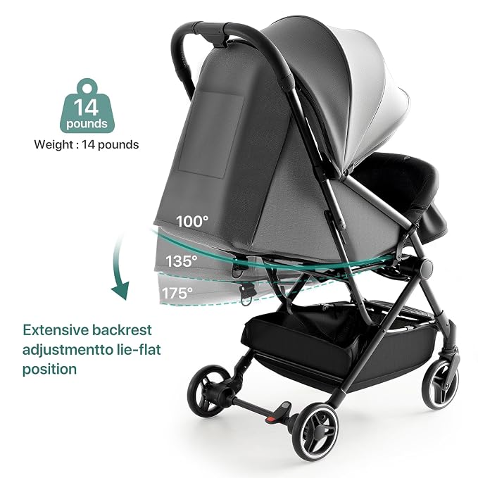 Lightweight Stroller Compact Travel Stroller - Image 6