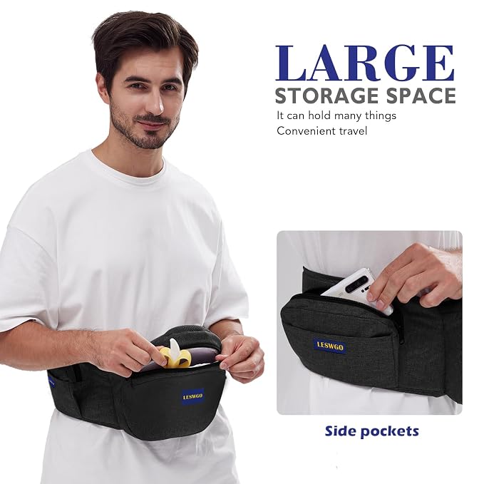 Baby Hip Carrier, Adjustable Extended Waistband - Image 4