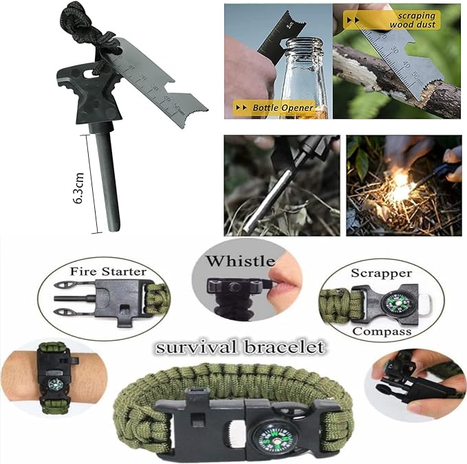 Outdoor Camping Survival Gear and Equipment, Survival Kits Fishing Hunting - Image 4