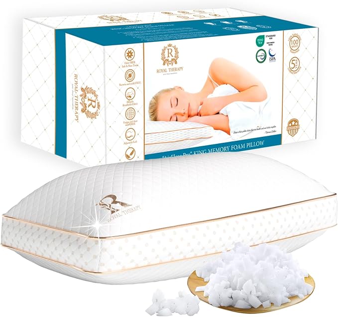 Royal Therapy Queen Memory Foam Pillows by ROYALTHERAPY