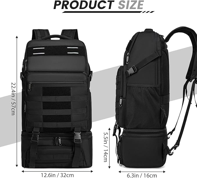 Lunch Backpack, Insulated Cooler Backpack Removable Lunch Box - Image 2