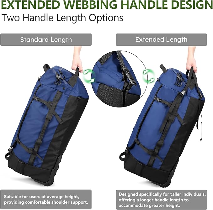 Vomgomfom 86L Collapsible Wheeled Luggage - Image 4