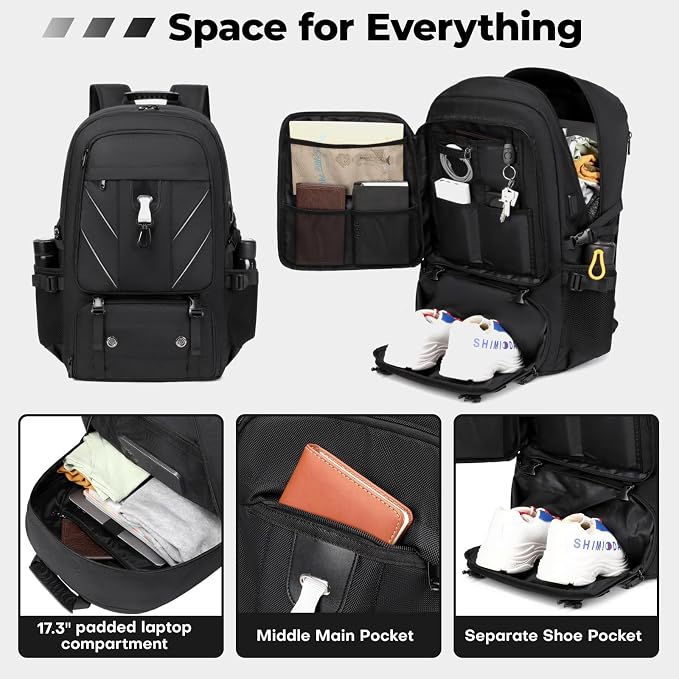 17.3 Inch Travel Laptop Backpack - Image 5