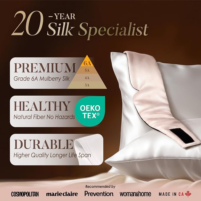 LULUSILK Reversible Mulberry Silk Sleep Mask - Image 2