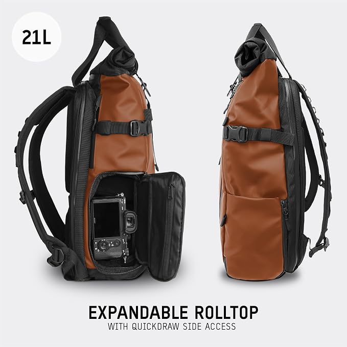 WANDRD PRVKE 21L, V3 Backpack: Weather-Resistant Travel & Camera Backpack - Image 2