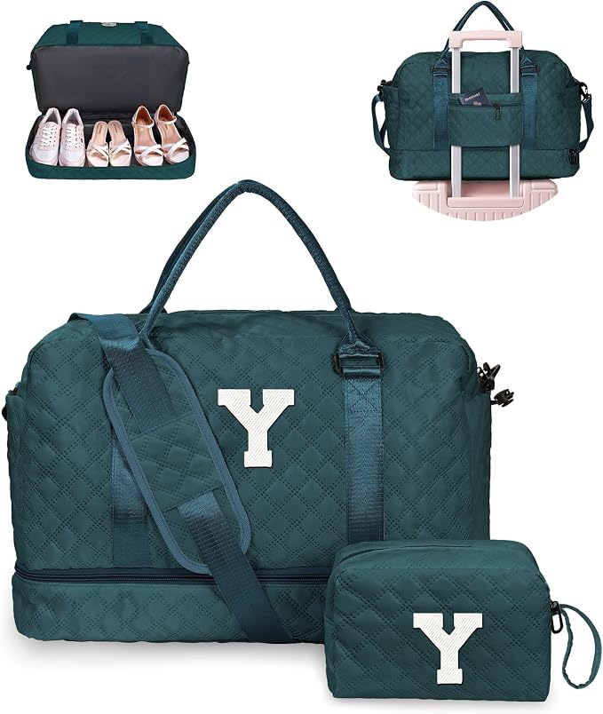 Gifts for Teenage Girls-Initial Travel Bag by Vogewood