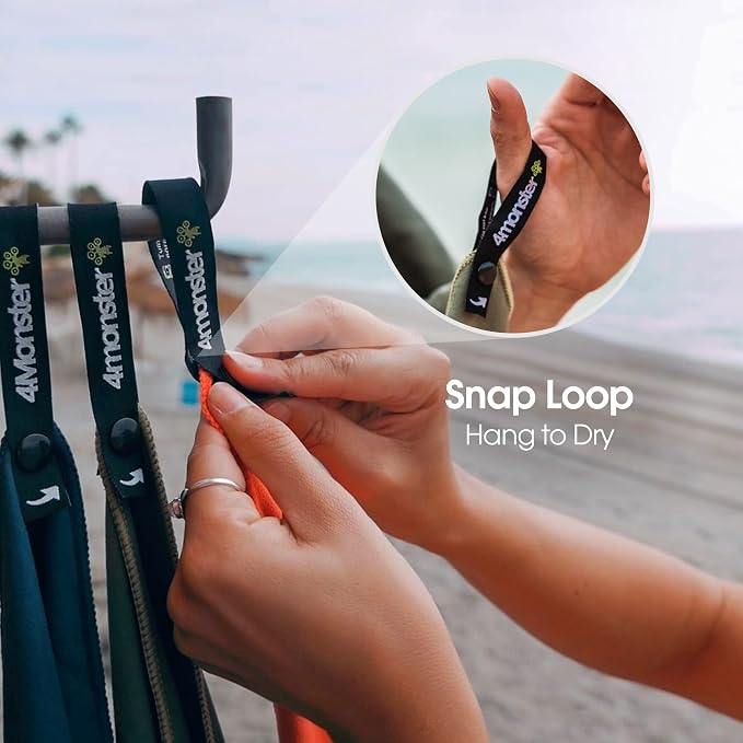 4Monster Camping Towels Super Absorbent, Fast Drying Microfiber Travel Towel - Image 6