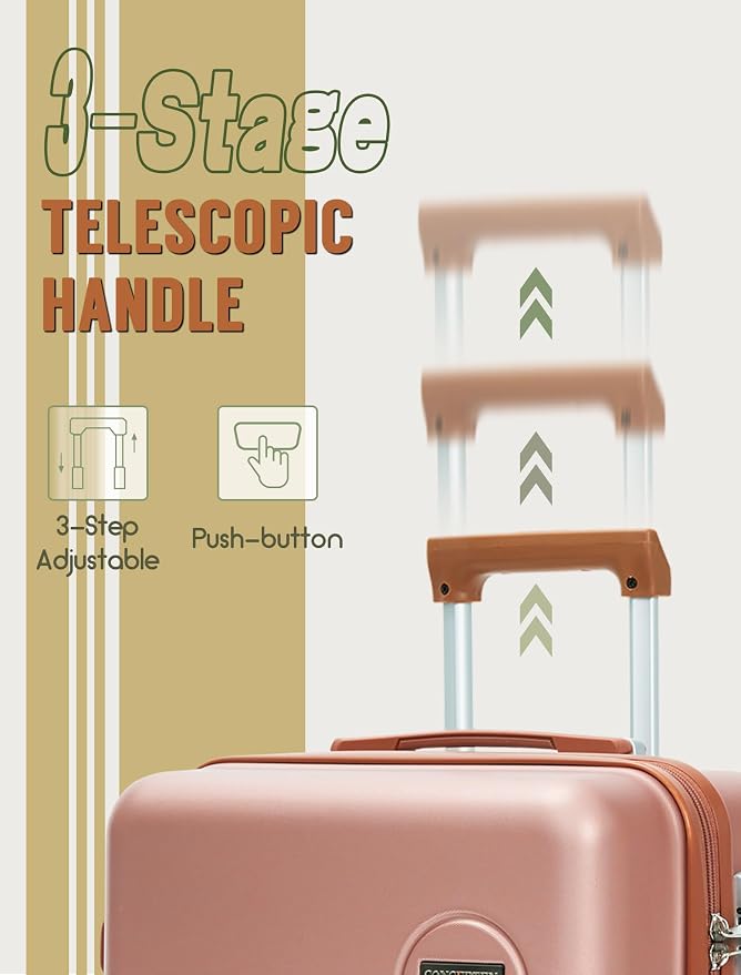 Luggage Sets 5 Piece, Suitcases - Image 2