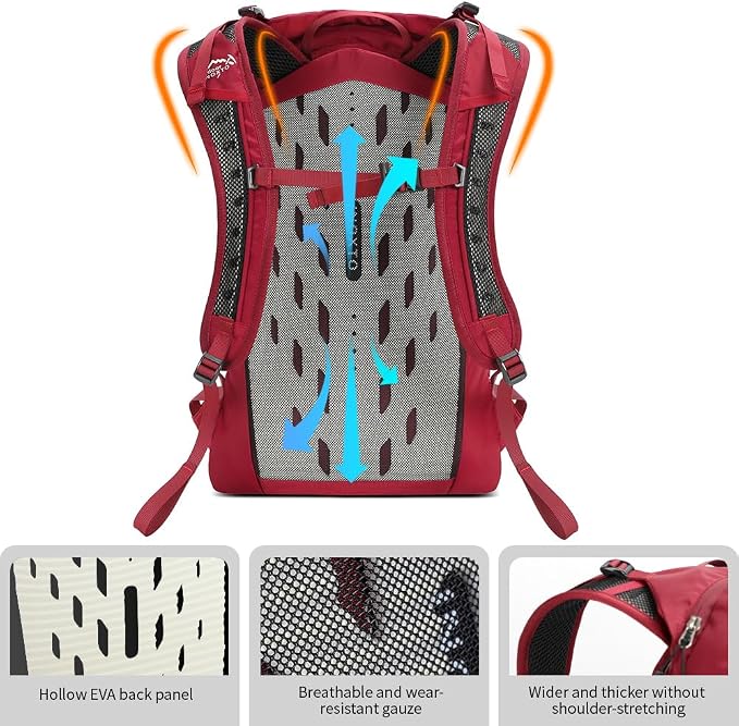 Hiking Hydration Backpack with 3l Water Bladder - Image 4