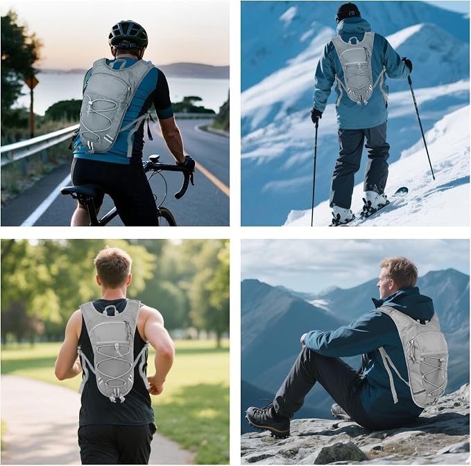 Lightweight Hydration Backpack 2L Water Bladder Pack - Image 6