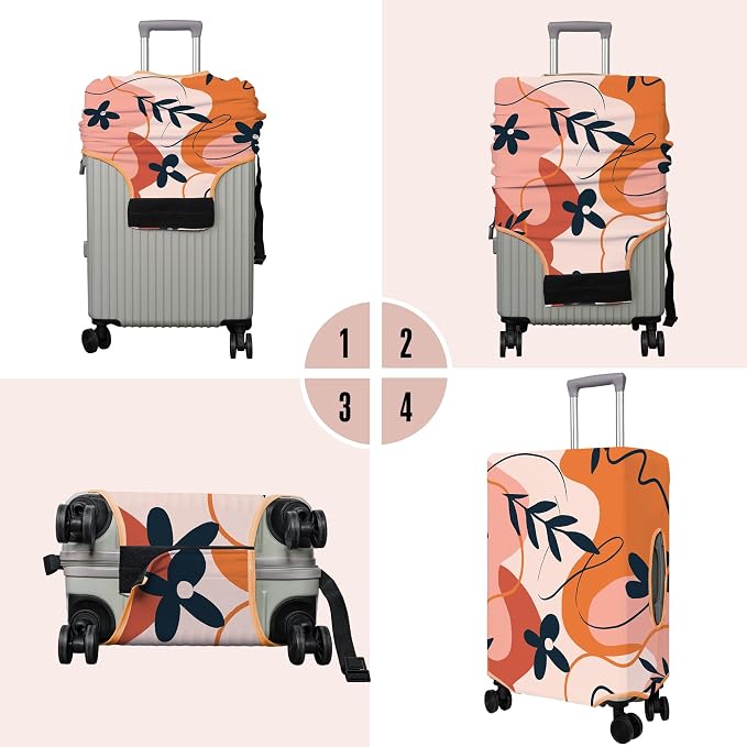 Travel Luggage Cover Suitcase Protector Fits 18-32 Inch Wheel Covers - Image 3