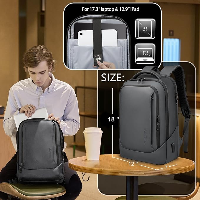 hk Laptop Backpack for Men - Image 2