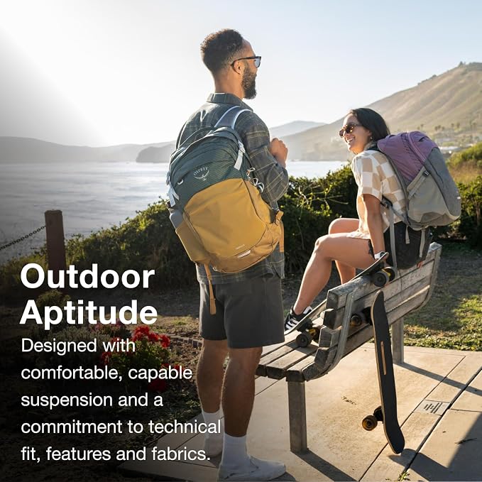 Osprey Nebula Commuter Backpack, Cascade Blue/Coal Grey Heather - Image 5