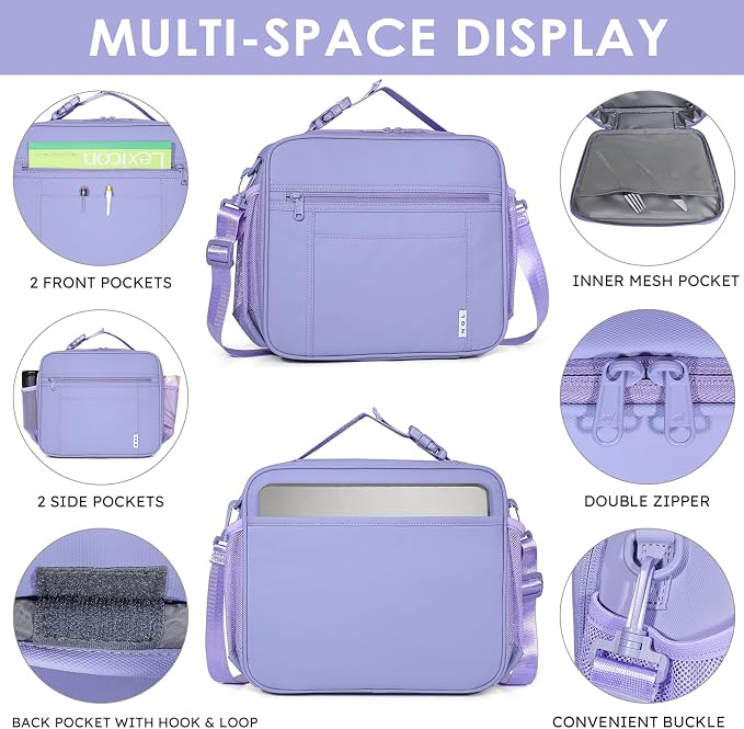 NOL Kids Lunch Bag -Kids 3+ Reusable Insulated Lunch Box - Image 5