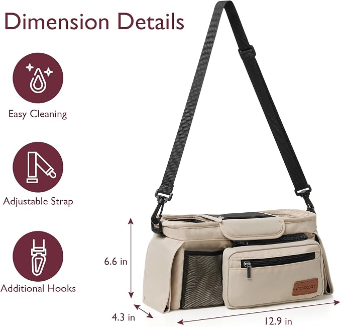 Momcozy Universal Stroller Organizer - Image 7