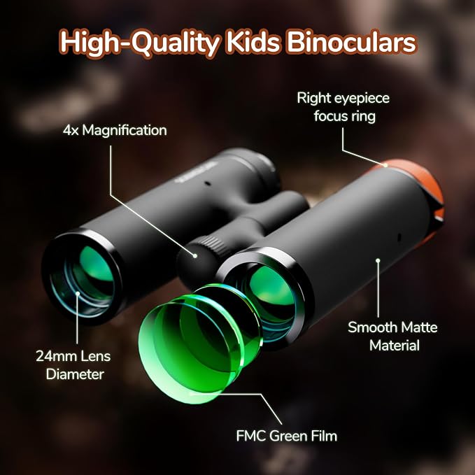 Science Can Binoculars for Kids & Beginners - 3 in 1 Portable Telescope - Image 2
