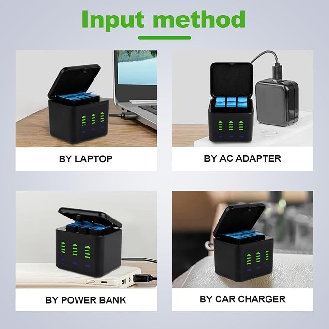 Battery Charger Kits for GoPro Hero 12 11 10 9 Black - Image 5