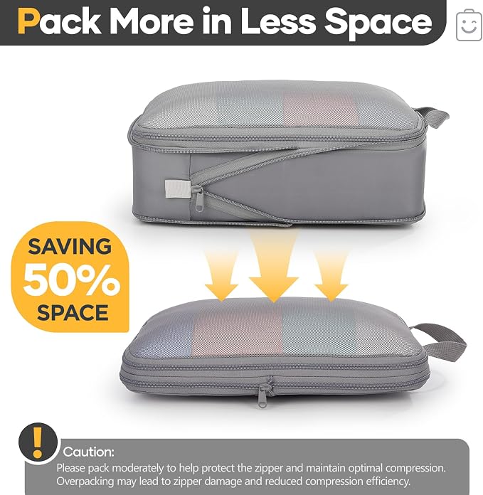 Veken 6/9/11 Set Compression Packing Cubes - Image 4