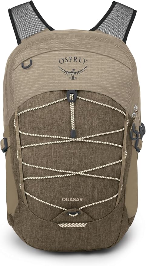 Osprey Quasar 26L Commuter Backpack, Alpaca Tan/Latte Brown Heather - Image 6