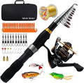 Collapsible Fishing Rod and Reel Combo, BalanZze Telescopic Fishing Rod by ToplineTackle