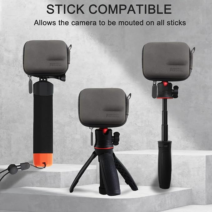 FiTSTILL Grey PU Mini Carrying Case - Image 6