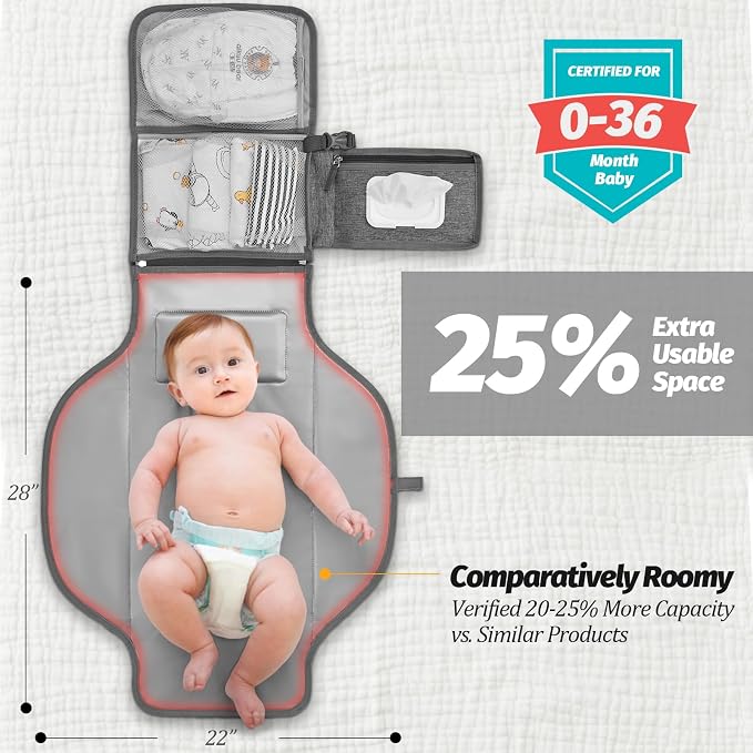 PZU Portable Diaper Changing Pad - Image 4
