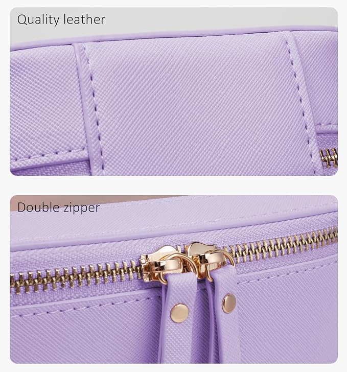 Travel Clear Makeup Bag Set, TSA Approved Cosmetic Bag Case - Image 4