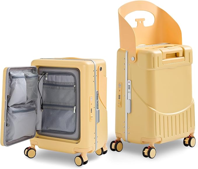 TABU 20" Ride-on Luggage with Seat，Front Opening Carry-On Hardshell Ride On by TABU