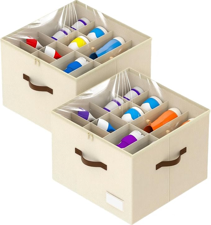 Shoe Organizer for Closet, 2 Pack Shoe Organizer by LIKMYPICK