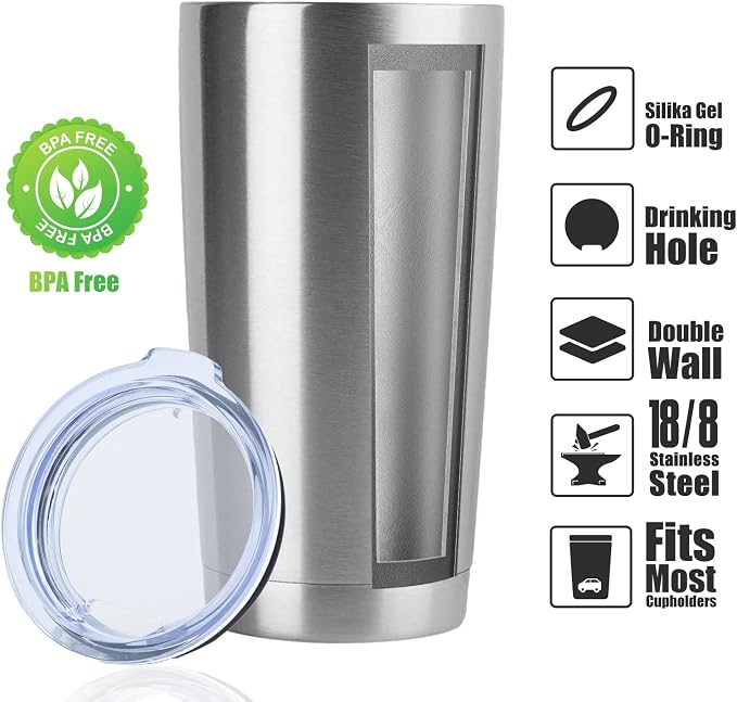 DOMICARE 20oz Stainless Steel Tumbler Bulk - Image 2