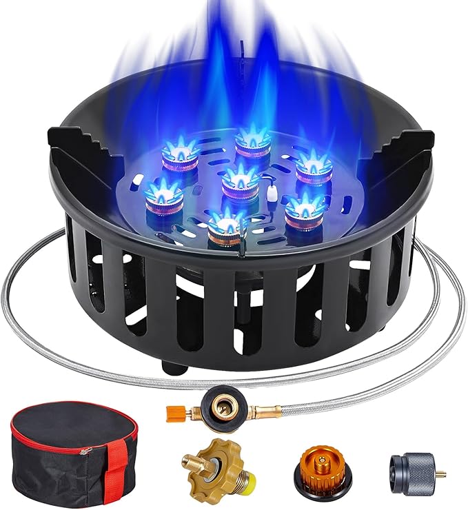 Bestfire Propane Burner, 000 BTU Single Burner Gas Stove by GrillsOutdoorCooking