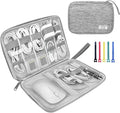 Electronics Organizer Travel Case, Electronic Accessories Storage Bag, Portable by Lcsmaokin
