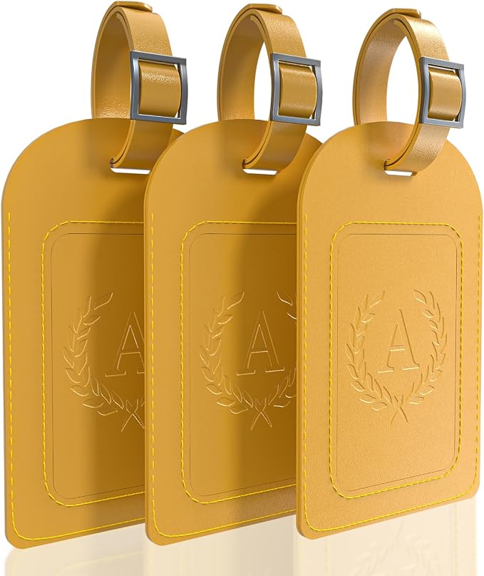 FESAS 3 Pack A-Z Alphabet Luggage Tags by Unknown